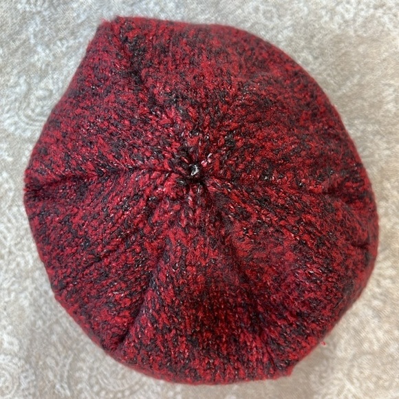 Brand New Harley-Davidson Motorcycles Knit Ribbed Beanie Hat Marbled Dark Red - Picture 12 of 13
